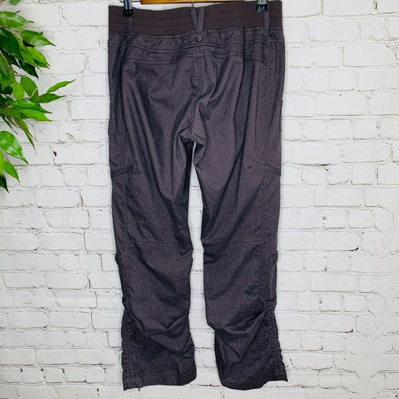 Athleta Gray Shasta Hiking Convertible Pants 8P - Picture 8 of 12